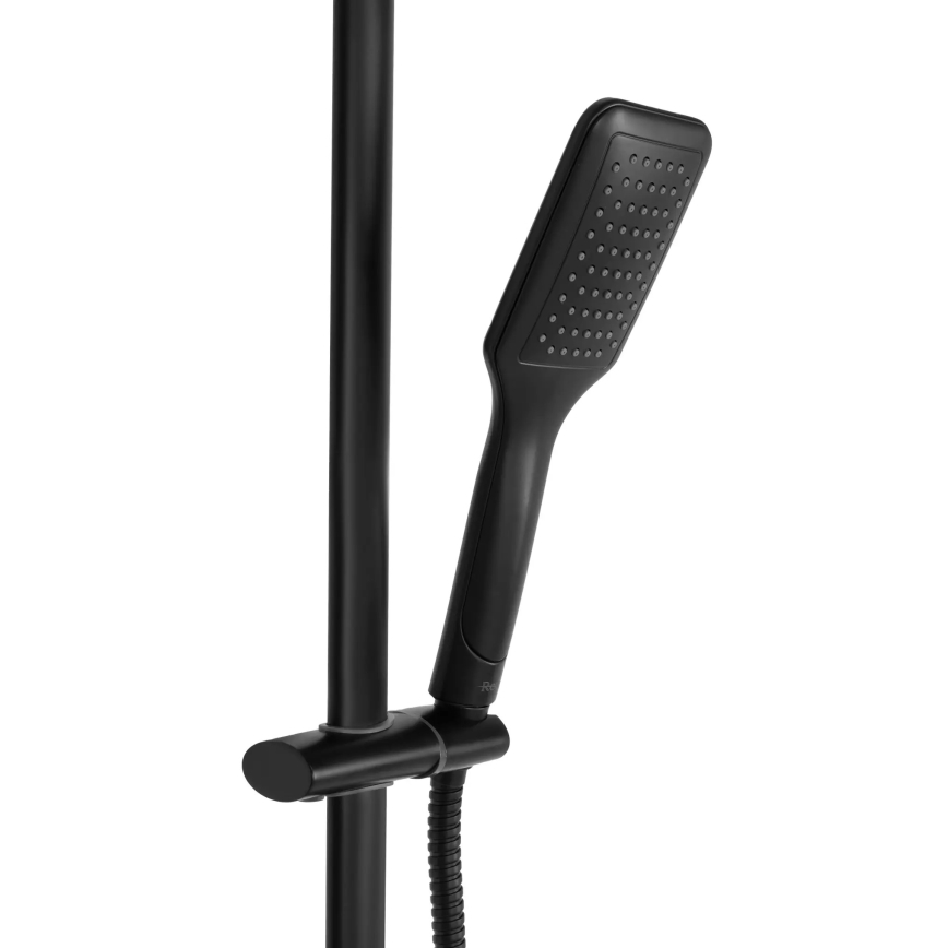 REA-P7101 - Душ комплект TOM с термостатен смесител, матово черно