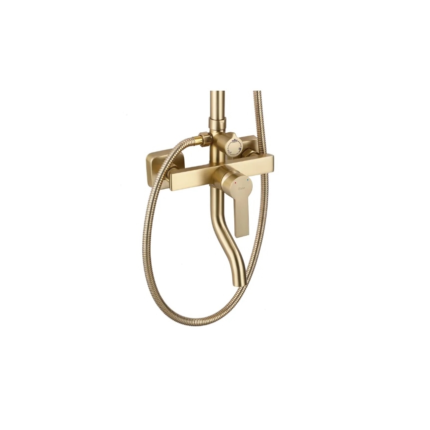 REA-P7841 - Душ комплект с батерия ARGUS, четкано златно покритие