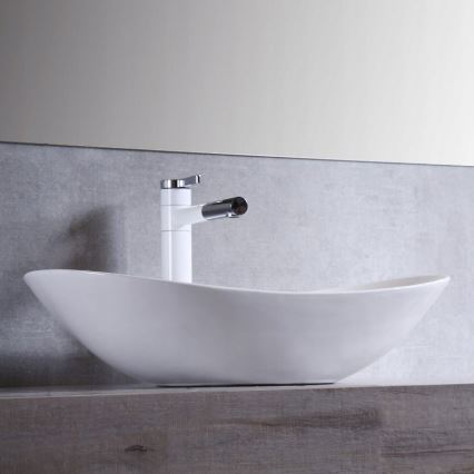 REA-U0441 - Умивалник за плот ROYAL 35,5x61,5 cm керамика/гланцово бяло