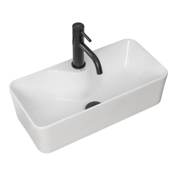 REA-U0699 - Мивка за плот MERY 25x50,5 cm керамика/бял гланц