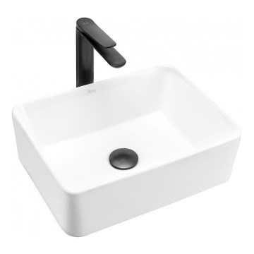 REA-U0952 - Мивка за плот ANITA MINI 31x41 см керамика/бял гланц