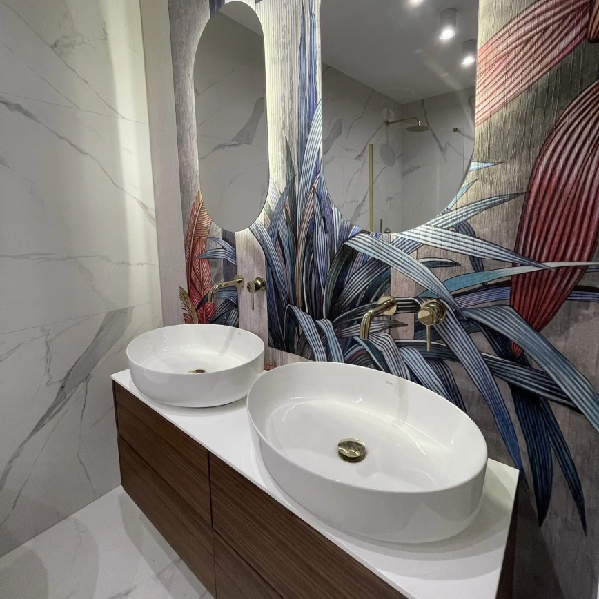 REA-U1223 - Мивка за плот QUEEN 41,5x55 cm керамика/бял гланц