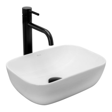 REA-U5667 - Мивка за плот BELINDA MINI 25x36 см керамика/бял гланц