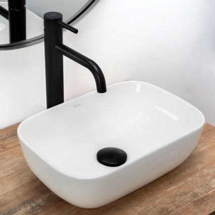 REA-U5667 - Мивка за плот BELINDA MINI 25x36 см керамика/бял гланц