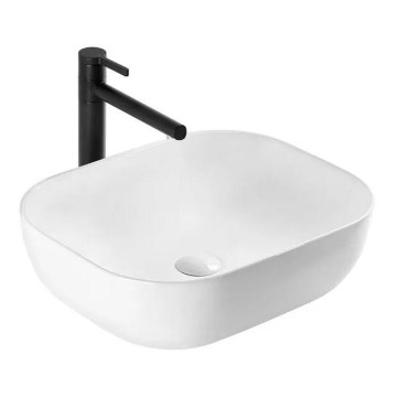 REA-U6300 - Мивка за плот MONA SLIM 40x50,5 cm керамика/бял гланц