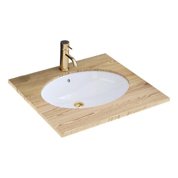 REA-U6330 - Вграден умивалник NEL 39x47,5 cm керамика/бял гланц
