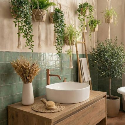 REA-U6370 - Мивка за плот JOANA 38,5x50,5 см керамика/бял гланц