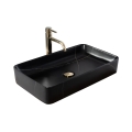REA-U6510 - Умивалник за плот DENIS 35x61,5 см керамика/матово черен