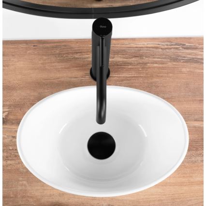 REA-U6803 - Умивалник за плот KATE 24,5x36,5 cm керамика/бял гланц