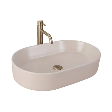 REA-U9661 - Мивка за плот NADIA 38,5x61 cm керамика/бежова