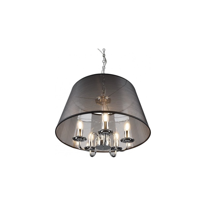 Reality - LED Пендел CIMA 5xE14/40W/230V черен