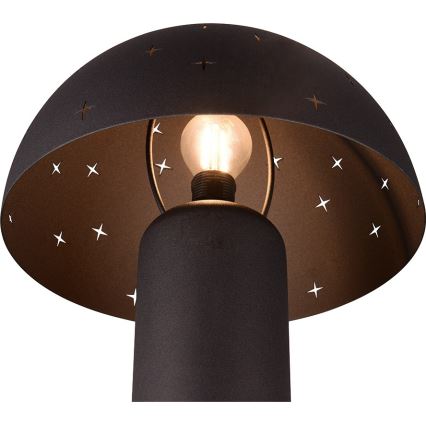 Reality - Настолна лампа SETA 1xE14/28W/230V черна