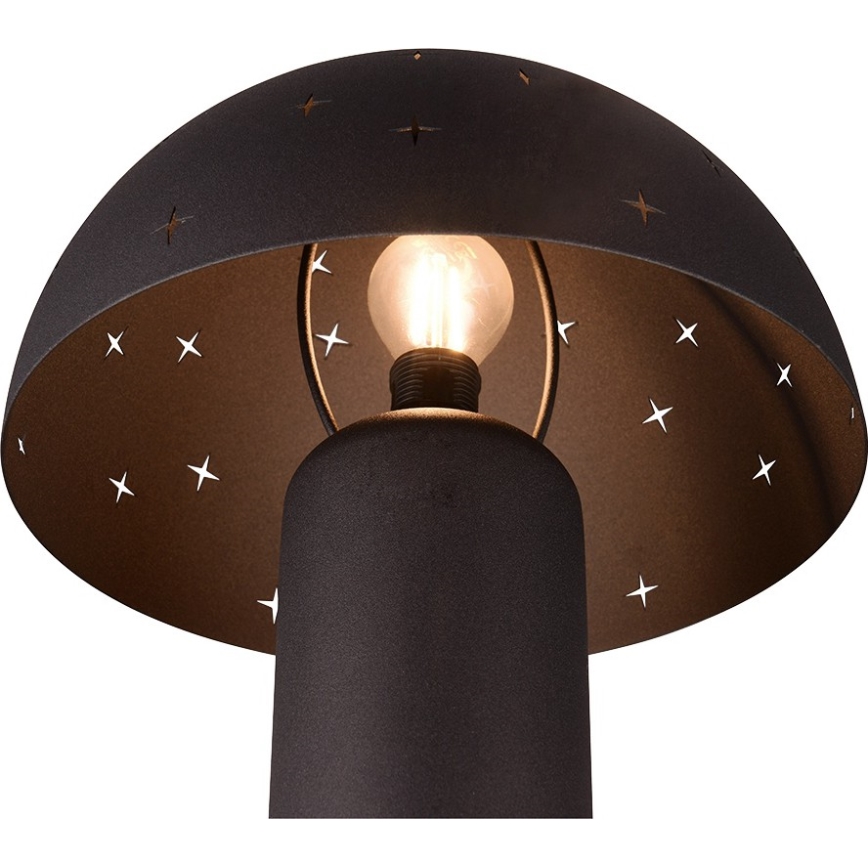 Reality - Настолна лампа SETA 1xE14/28W/230V черна