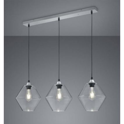 Reality - Висящ полилей TRENTO 3xE27/40W/230V