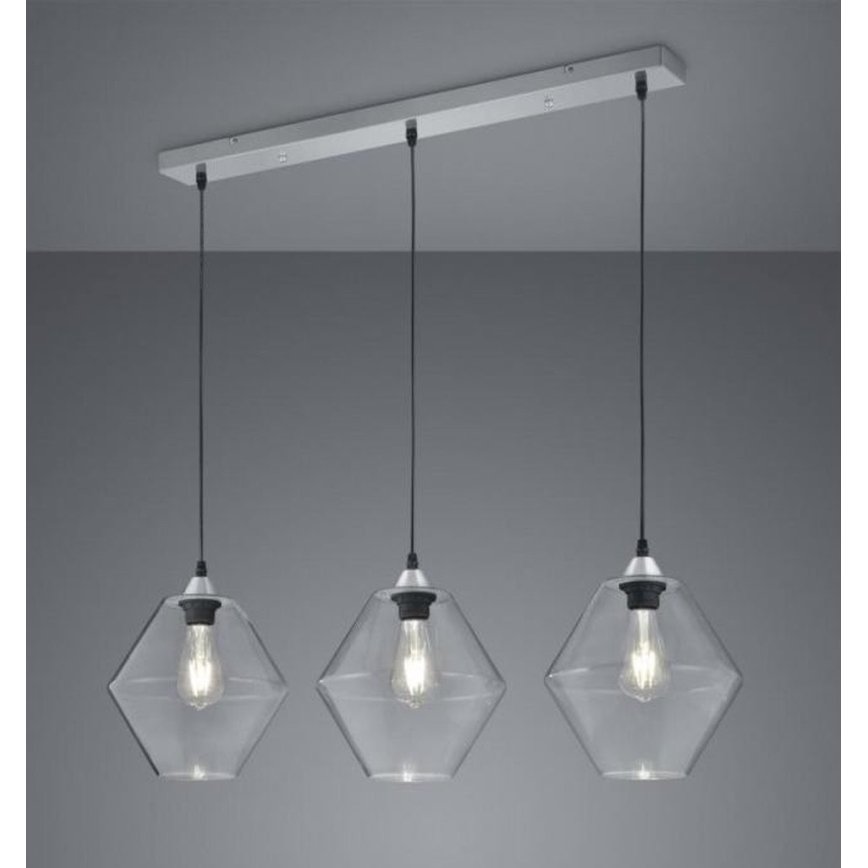 Reality - Висящ полилей TRENTO 3xE27/40W/230V