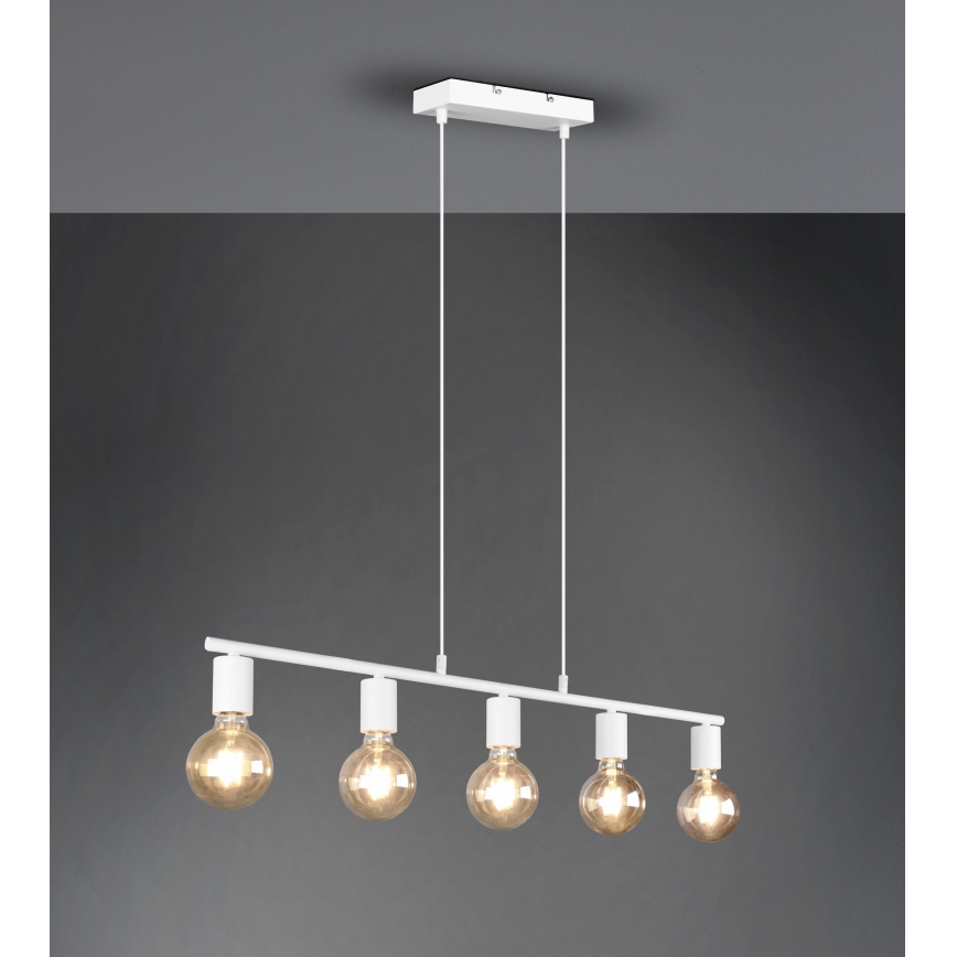 Reality - Висящ полилей VANNES 5xE27/40W/230V