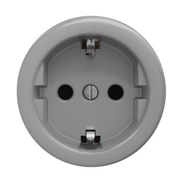 Reblig - Ретро домашен контакт без рамка SCHUKO 230V/16A сив