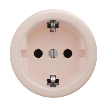 Reblig - Ретро контакт за дома без рамка SCHUKO 230V/16A, старо-розово