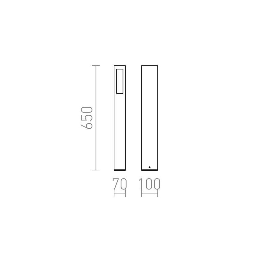 RED - Design Rendl - R10441 - Екстериорна лампа TREEZA 1xE27/26W/230V IP54