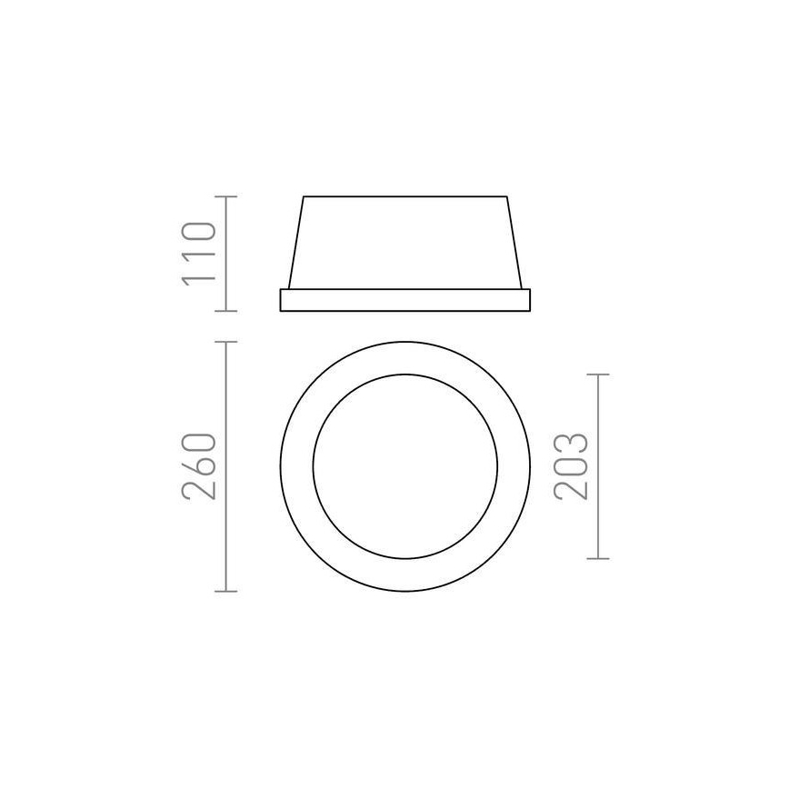 RED - Design Rendl - R10444 - Луничка MIA 2xE27/40W/230V