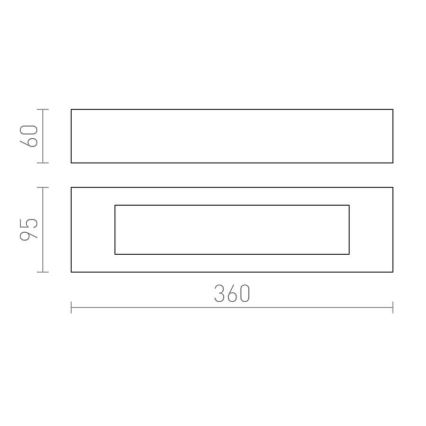 RED - Design Rendl - R10446 - Аплик ROLO 2xE14/40W/230V