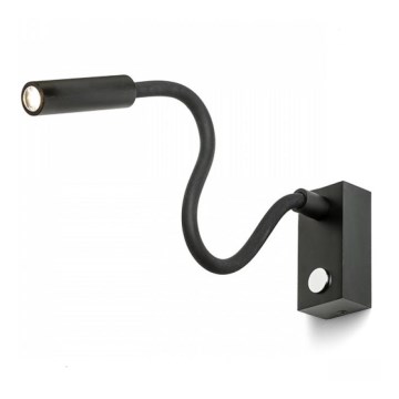 RED - Design Rendl - R10541 - LED гъвкава лампа AIM LED/3W/230V черна