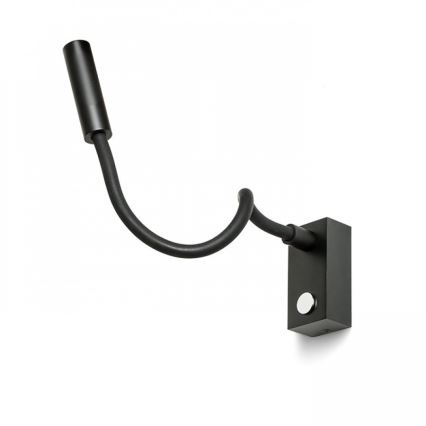 RED - Design Rendl - R10541 - LED гъвкава лампа AIM LED/3W/230V черна