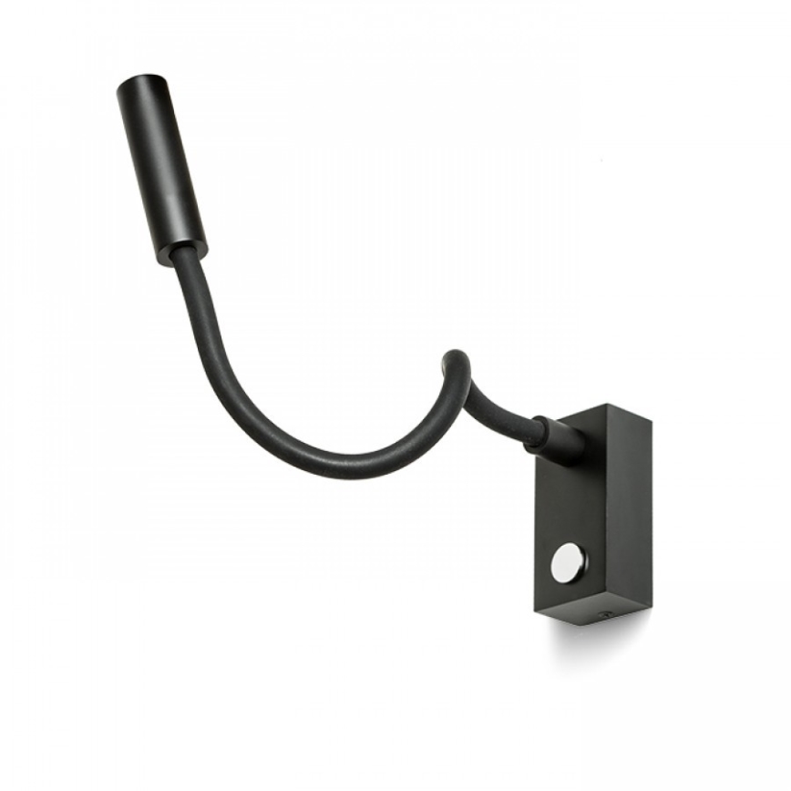 RED - Design Rendl - R10541 - LED гъвкава лампа AIM LED/3W/230V черна