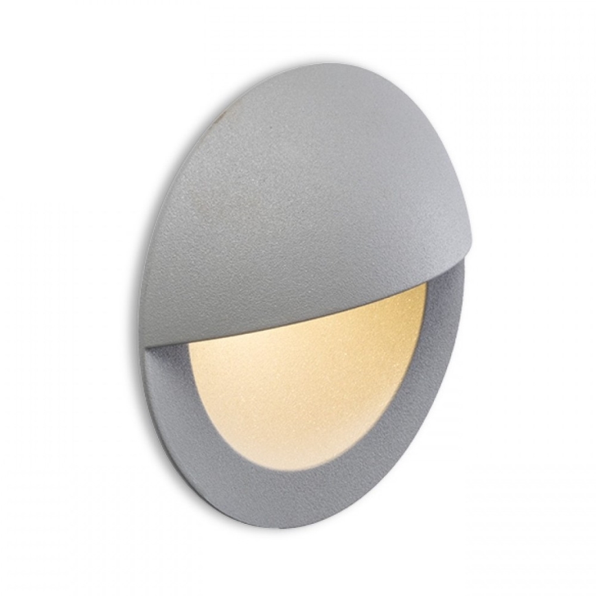 RED - Design Rendl - R10558 - LED Екстериорна вградена лампа ASTERIA LED/3W/230V IP54