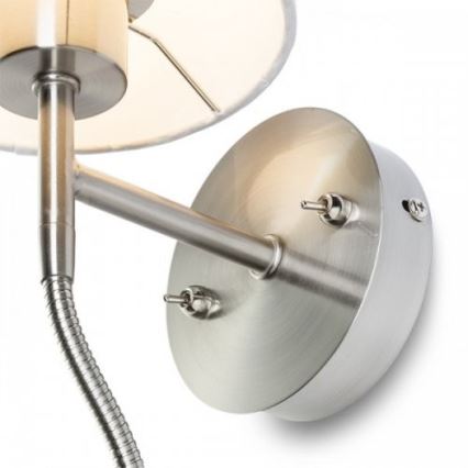 RED - Design Rendl - R10580 - LED стенна лампа VERSA 1xE27/42W/230V + LED/3W