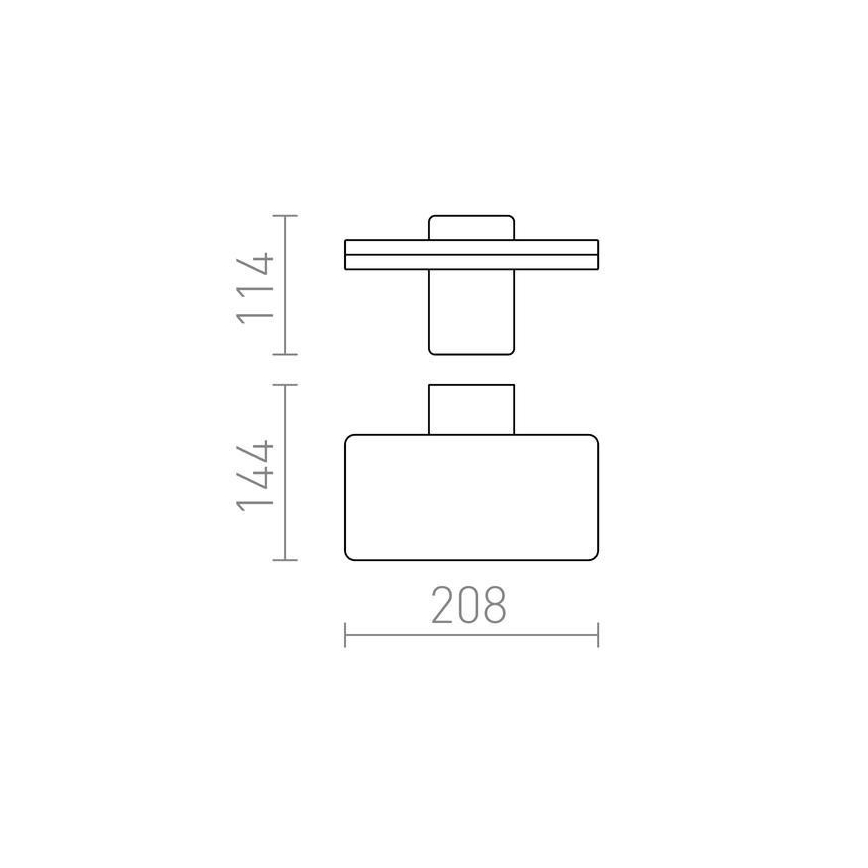 RED - Design Rendl - R11947- LED Екстериорен аплик RINA LED/12W/230V IP65