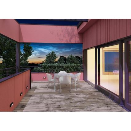 RED - Design Rendl - R11953 - LED Екстериорен аплик RENO LED/3W/230V IP65