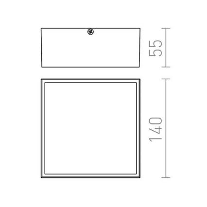 RED - Design Rendl- R11967 - LED Екстериорна лампа BONO LED/4W/230V IP54