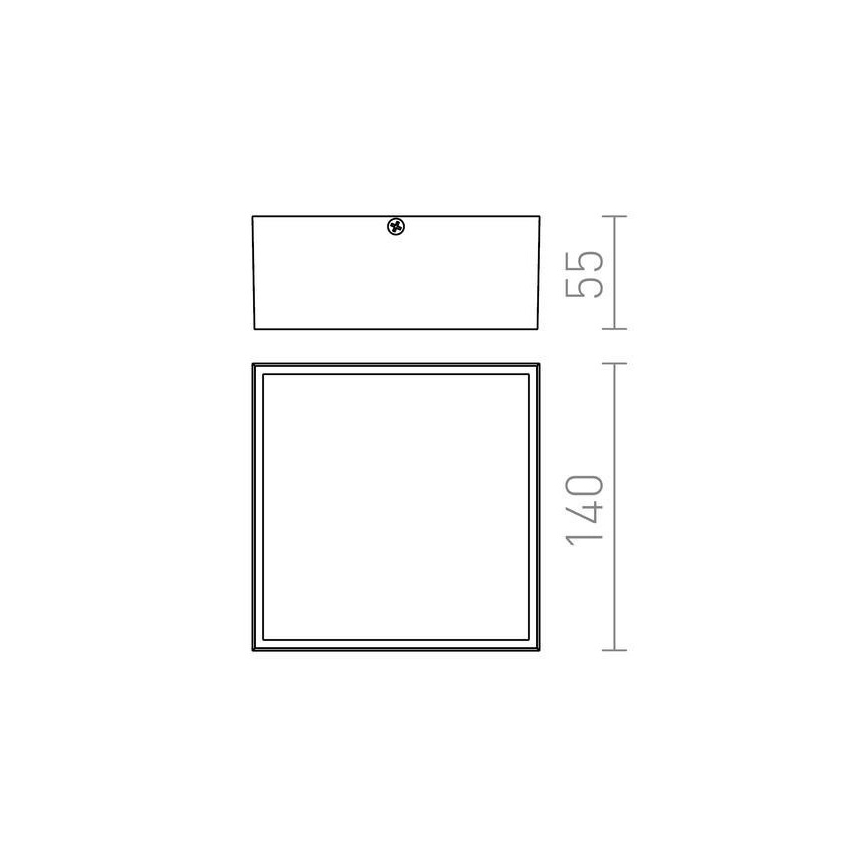 RED - Design Rendl- R11967 - LED Екстериорна лампа BONO LED/4W/230V IP54
