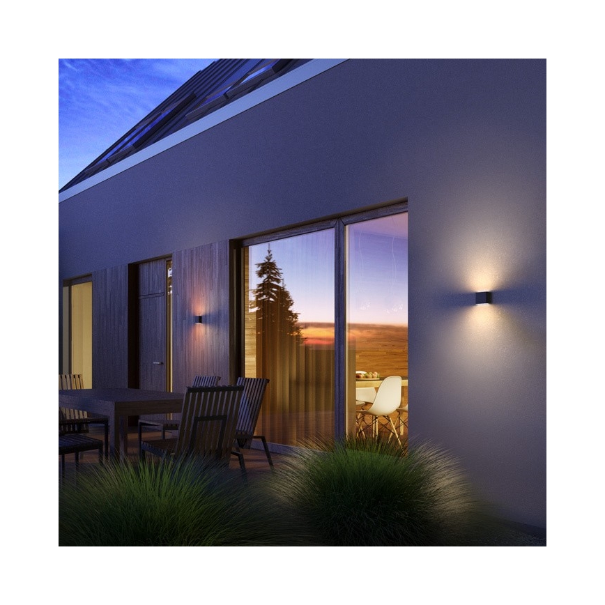 RED - Design Rendl - R12012 - LED Екстериорен аплик CHOIX 2xLED/3W/230V IP54