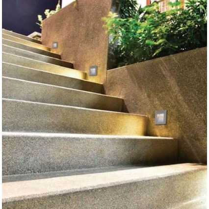 RED - Design Rendl - R12015 - LED Екстериорна вградена  лампа TESS LED/3W/230V IP54 антрацит