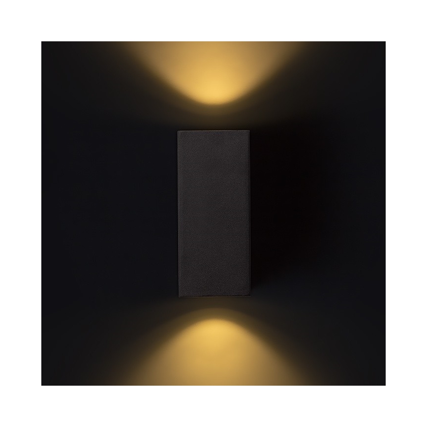 RED - Design Rendl - R12028 - LED Екстериорен аплик KUBI 2xLED/3W/230V IP54