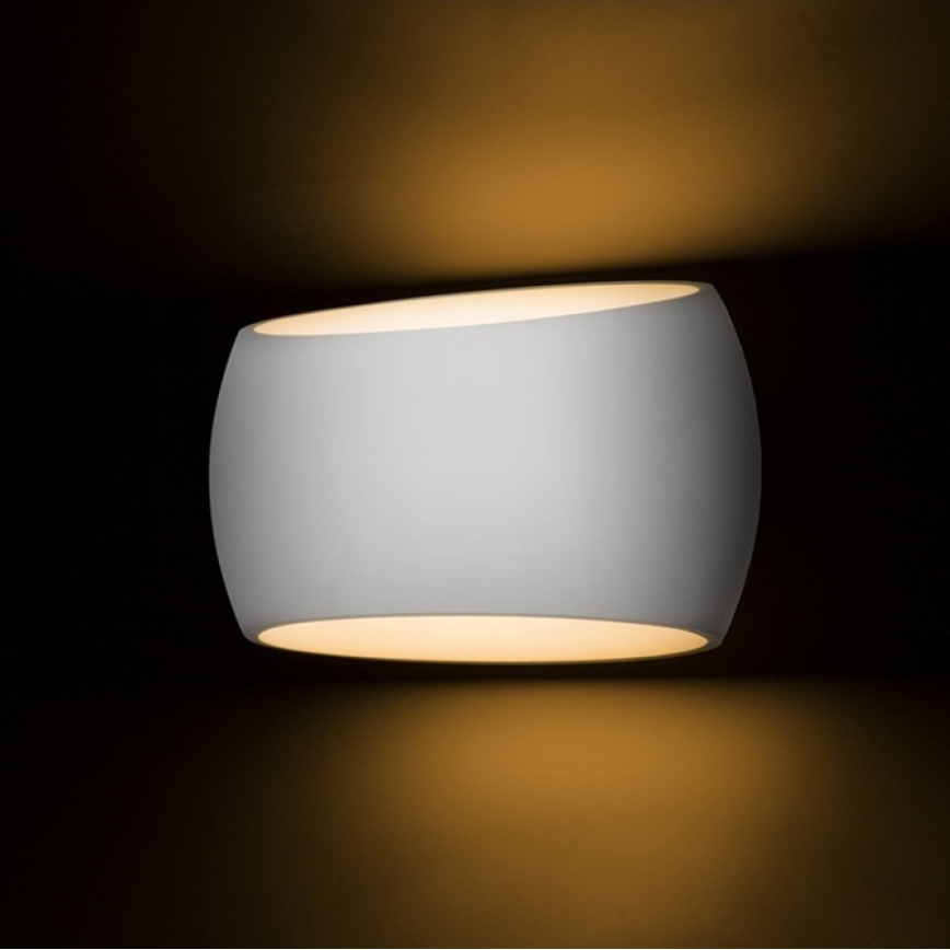 RED - Design Rendl - R12365 - Стенна лампа VERITA 1xE27/33W/230V бяла