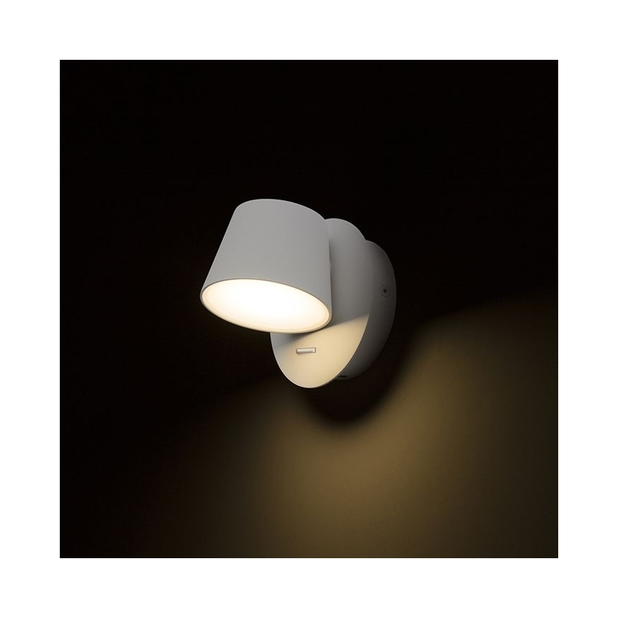 RED-Design Rendl-R12476- LED Стенен прожектор AMADEUS LED/6W/230V бял