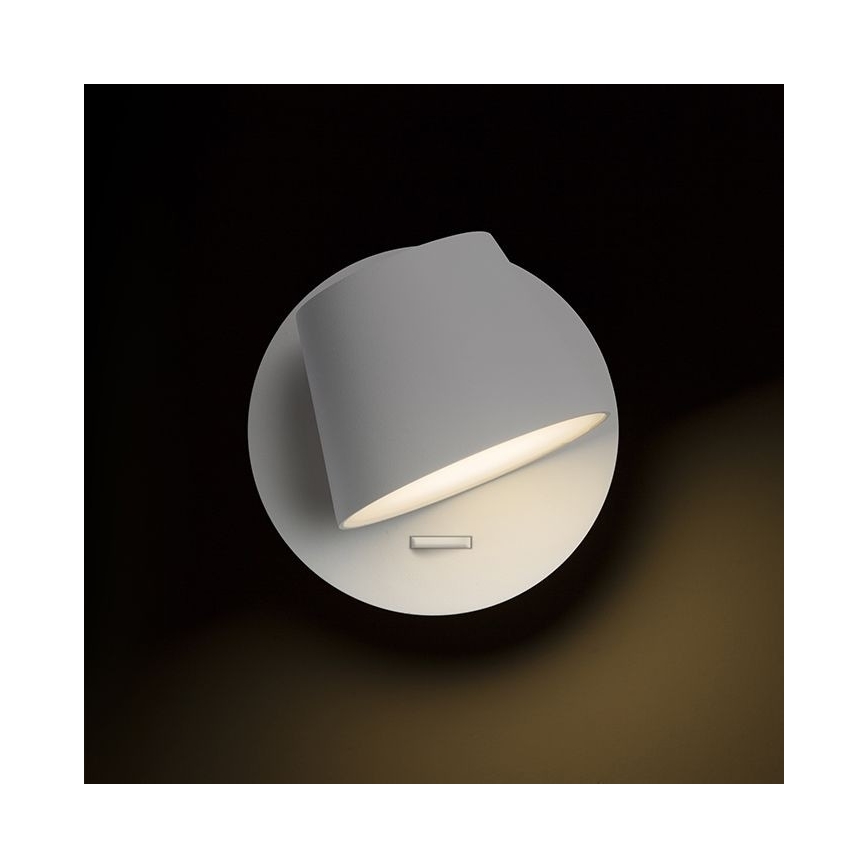 RED-Design Rendl-R12476- LED Стенен прожектор AMADEUS LED/6W/230V бял