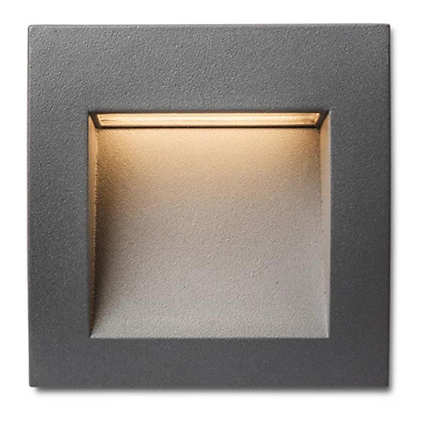 RED - Design Rendl - R12534 - LED Екстериорна лампа за вграждане GORDIQ LED/1,5W/230V IP65
