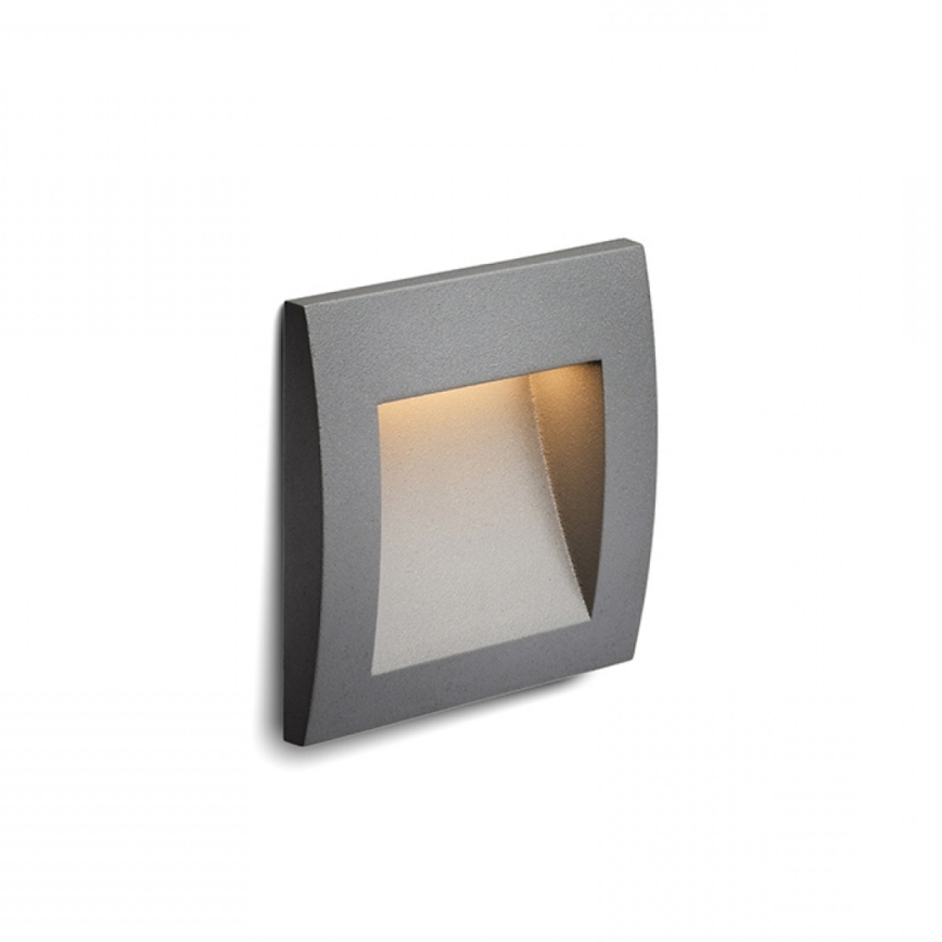 RED - Design Rendl - R12534 - LED Екстериорна лампа за вграждане GORDIQ LED/1,5W/230V IP65
