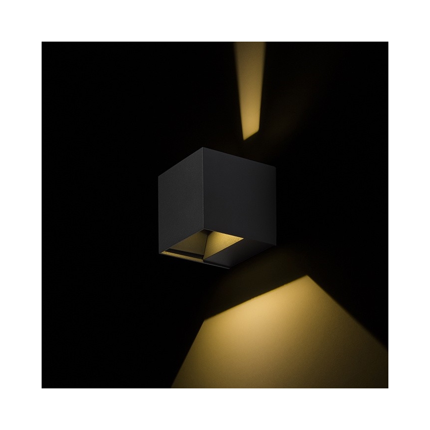 RED - Design Rendl - R12557 - LED Екстериорен аплик CARRE 2xLED/3W/230V IP54