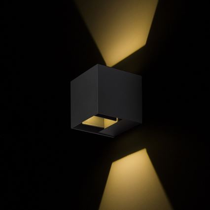 RED - Design Rendl - R12557 - LED Екстериорен аплик CARRE 2xLED/3W/230V IP54
