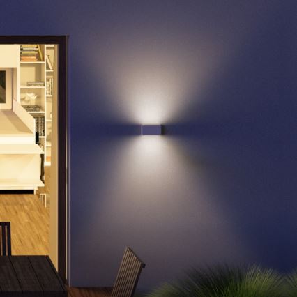 RED - Design Rendl - R12573 - LED Екстериорен аплик TORINO 2xLED/5W/230V IP54