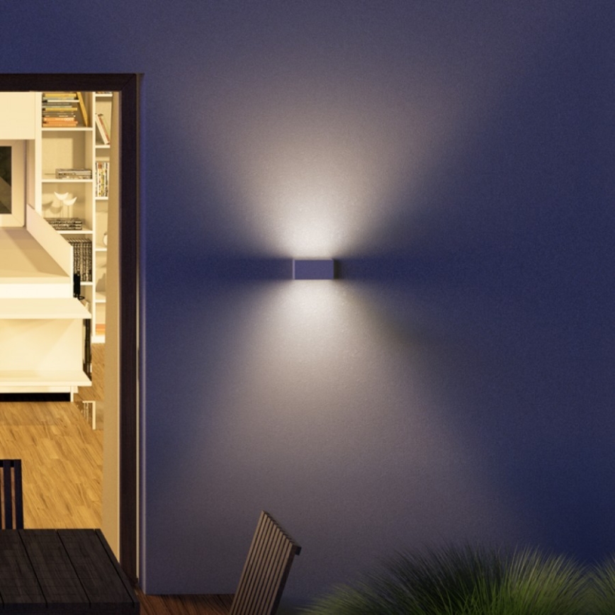 RED - Design Rendl - R12573 - LED Екстериорен аплик TORINO 2xLED/5W/230V IP54