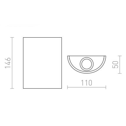 RED - Design Rendl - R12592 - LED Аплик DAFFY LED/6W/230V бял