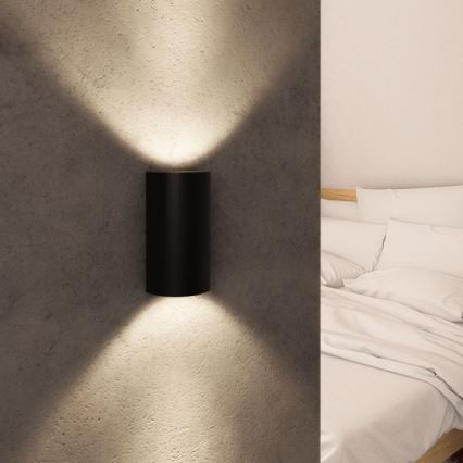 RED - Design Rendl - R12593 - LED Аплик DAFFY LED/6W/230V черен