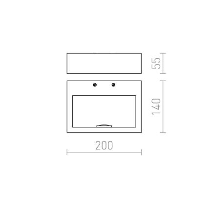 RED - Design Rendl - R12595 - LED Аплик NEMAN LED/10W/230V