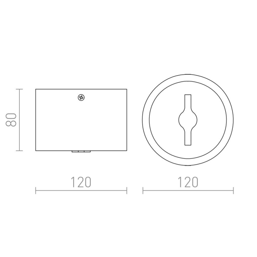 RED - Design Rendl-R12634 - LED Димируем спот KELLY 15W/230V черен